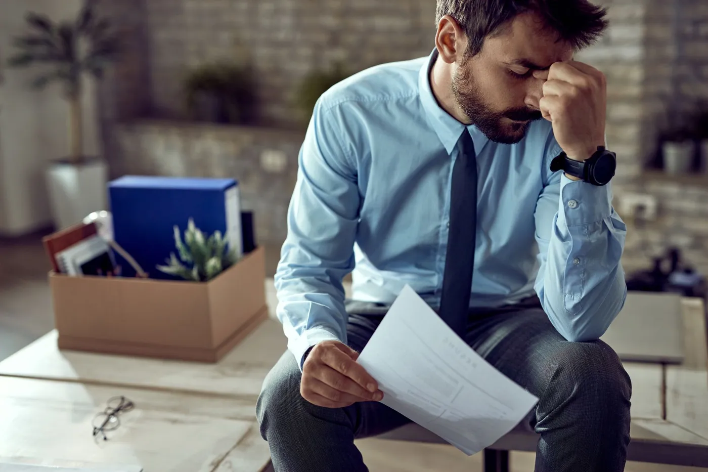 man-reviewing-irs-tax-lien